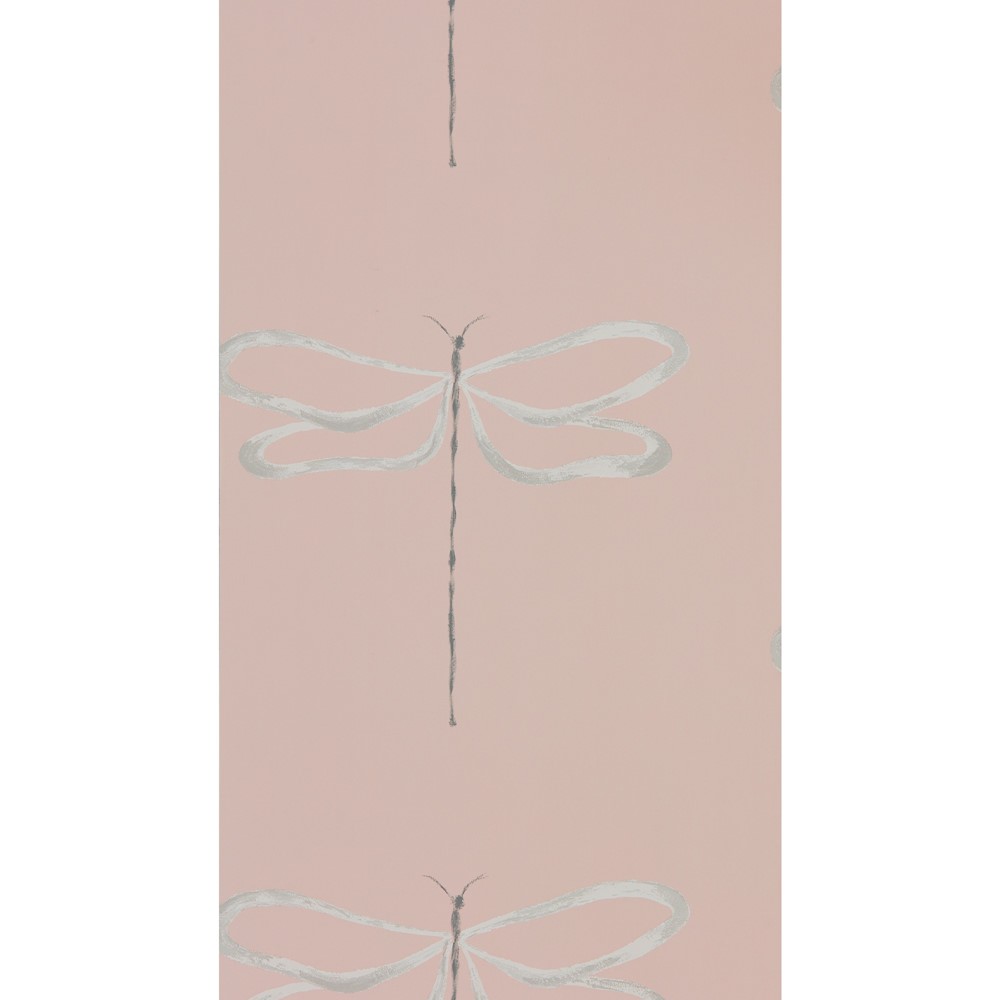 Dragonfly Wallpaper 111934 by Scion in Rose Pink